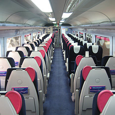 large group travel in Standard Class carriages