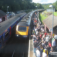 Intercity mixed class train